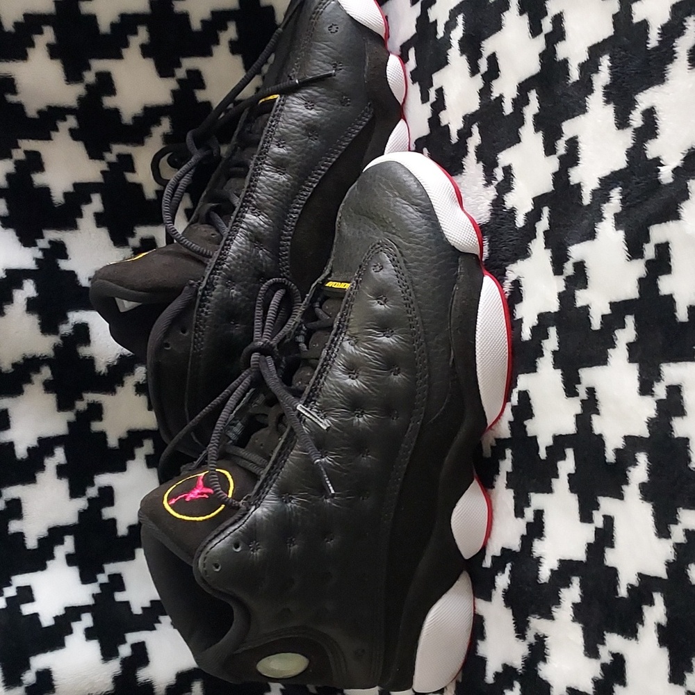 Air Jordan 13 Nike Retro Mid Playoff Black Red White Size 5.5 - Picture 2 of 5